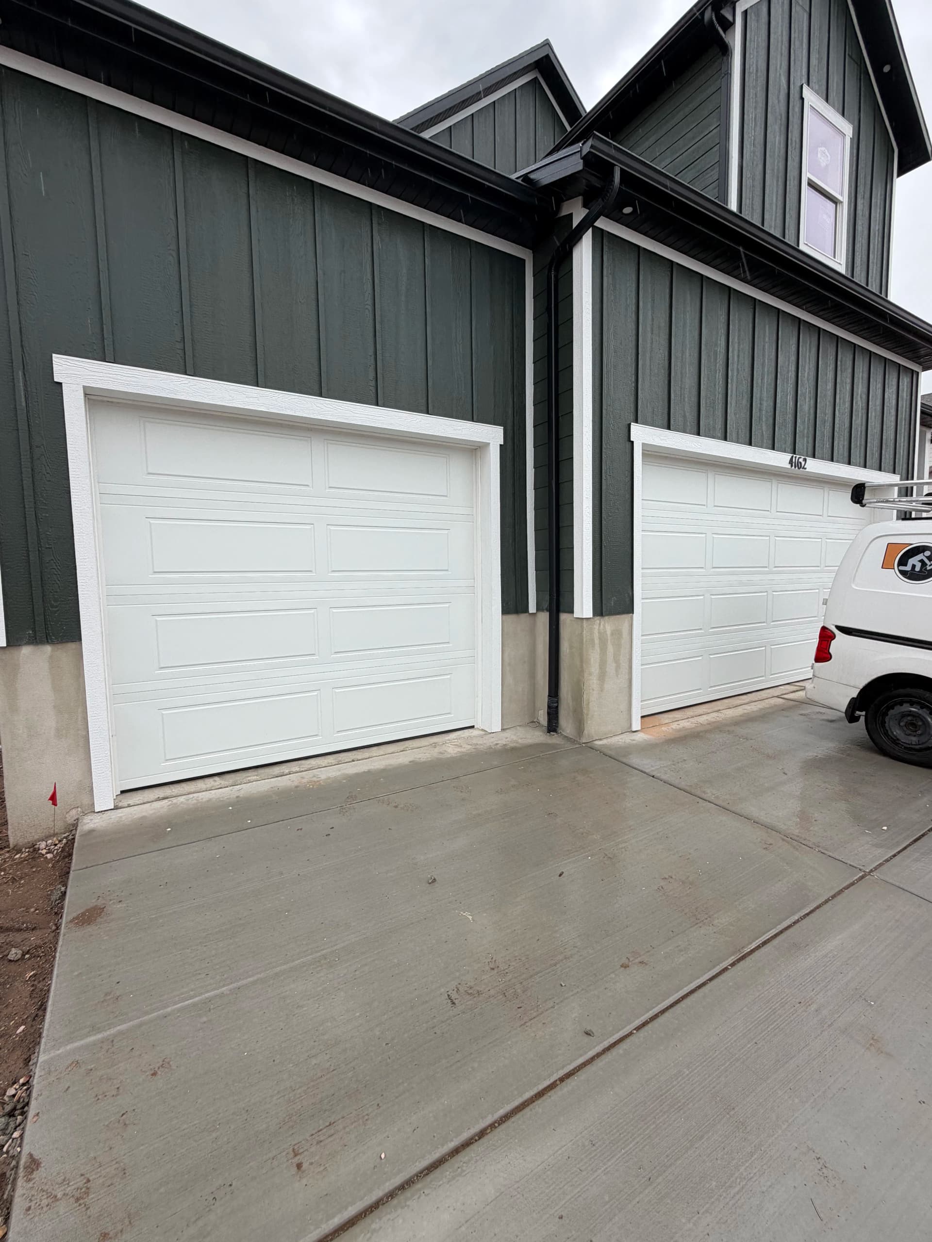 New Construction Garage Door Install with Lennar image