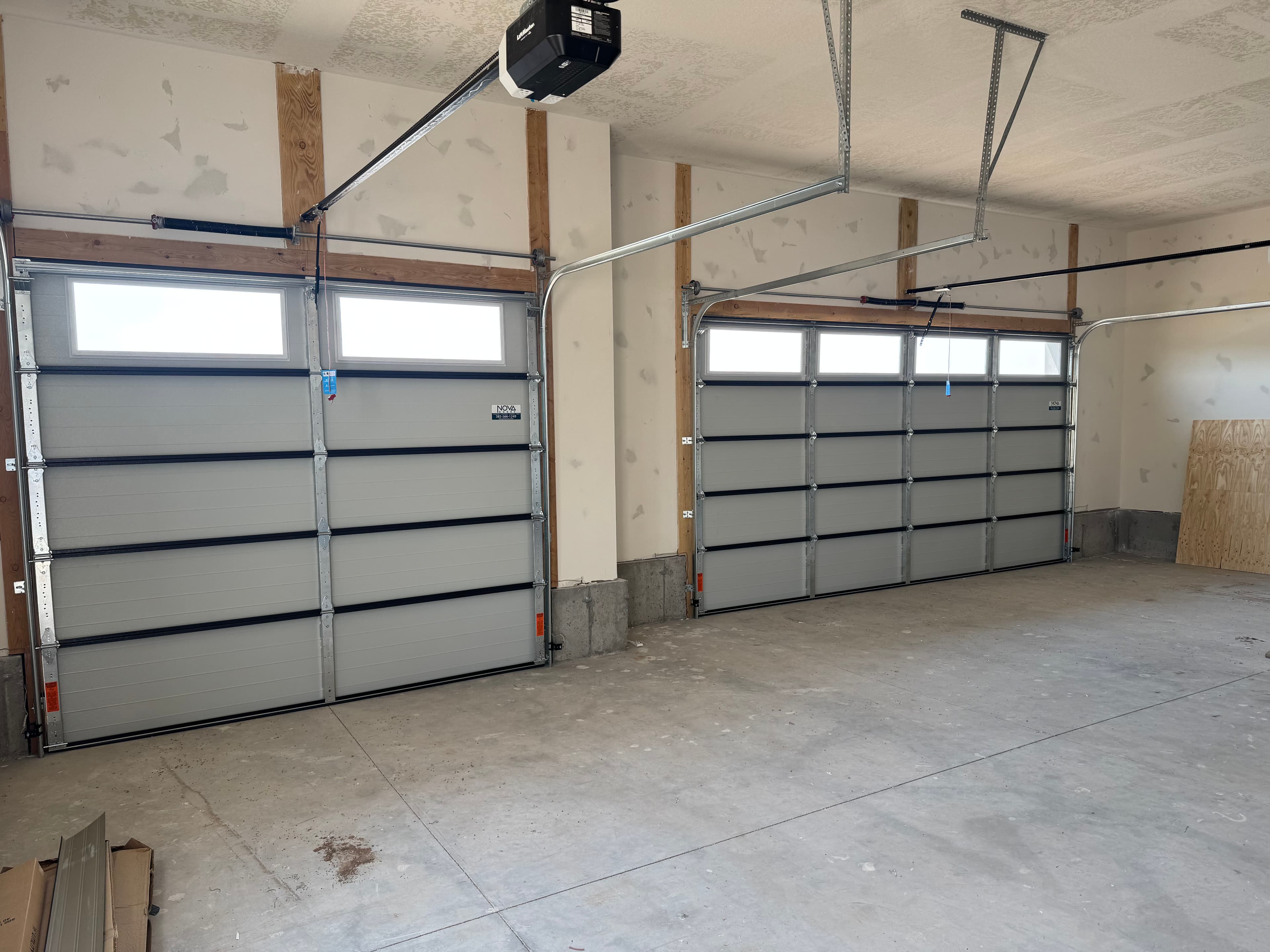 Project Dual Garage Door and Motor Install in Orem Utah image