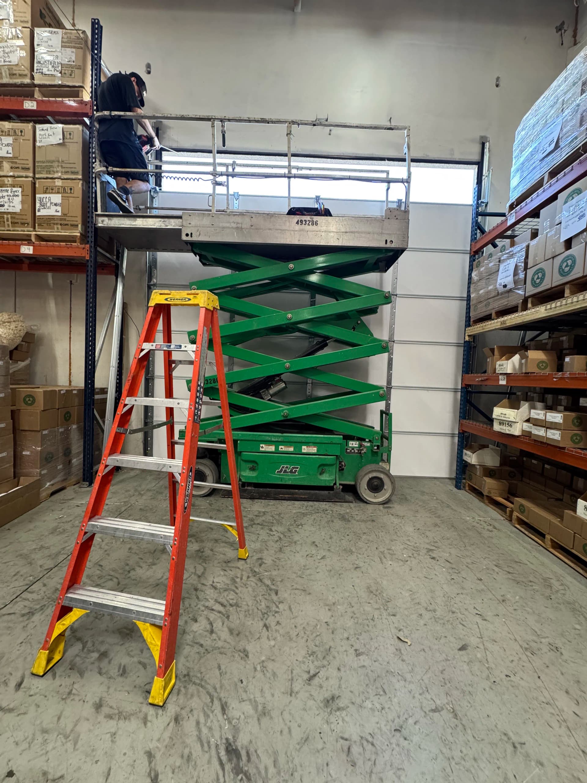 Commercial Sectional Garage Door Installation for a Busy Warehouse image