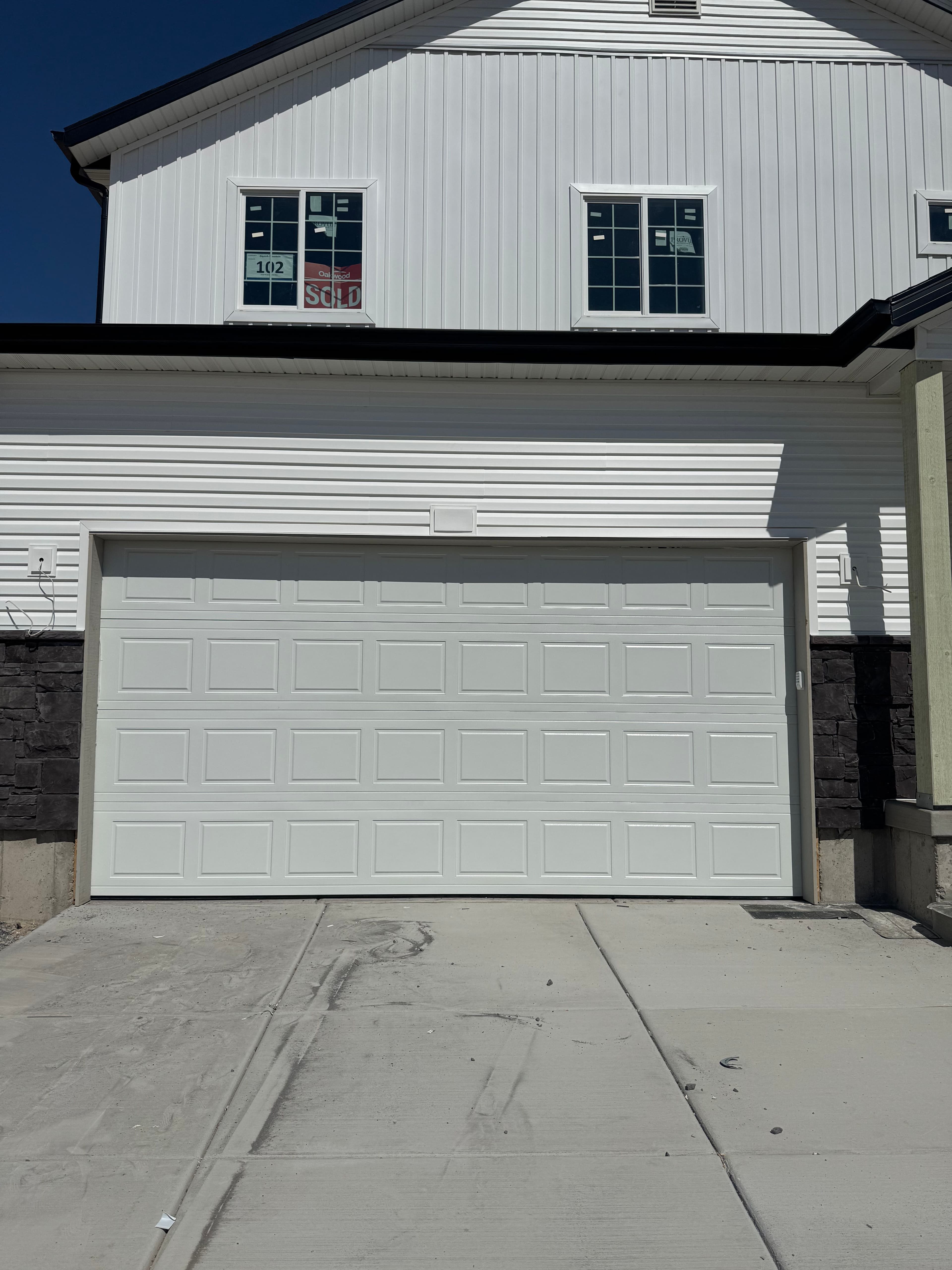 Project New Construction Garage Door Install Done Right image