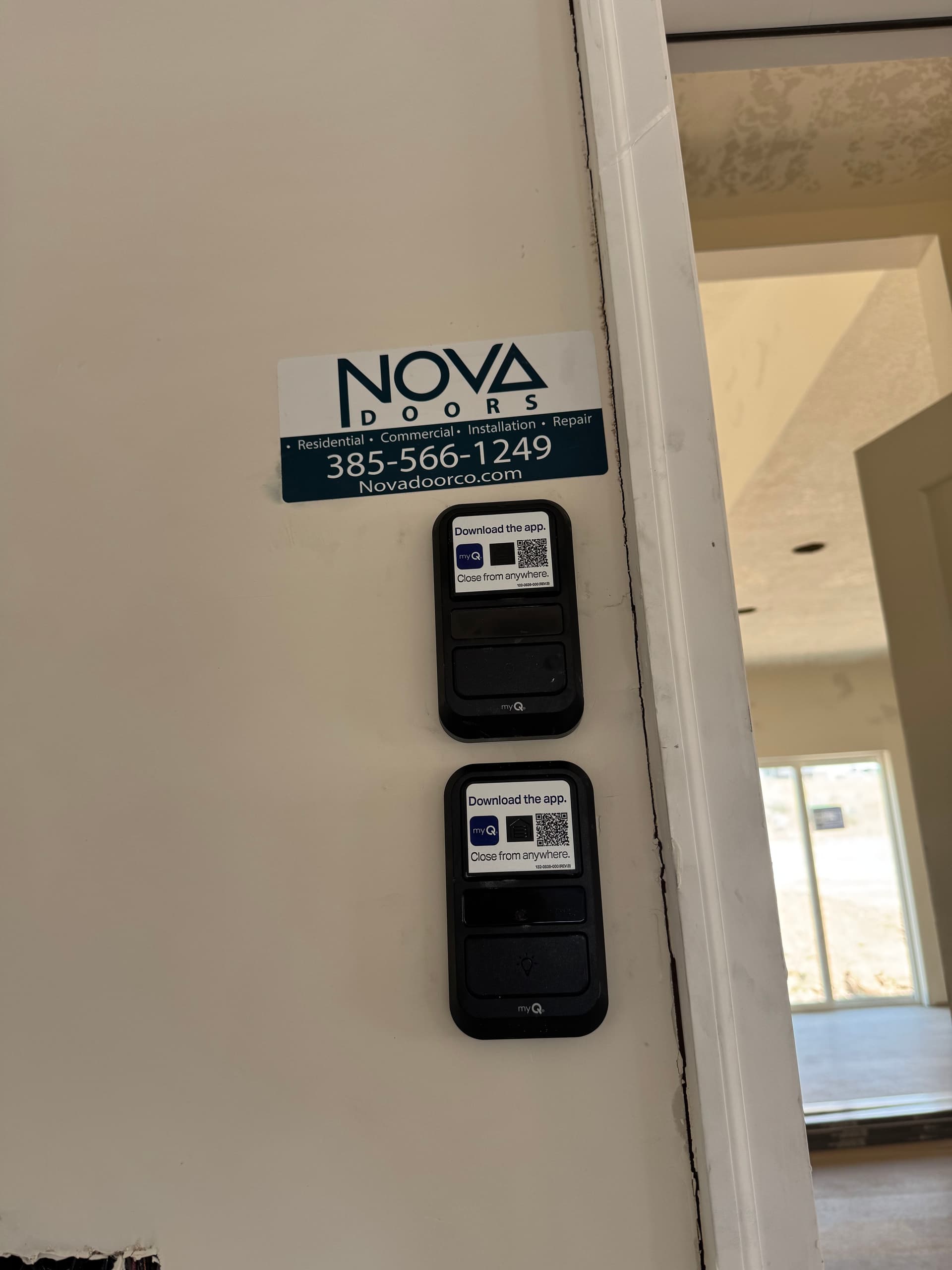 Gallery photos for Dual Garage Door and Motor Install in Orem Utah: Image #3