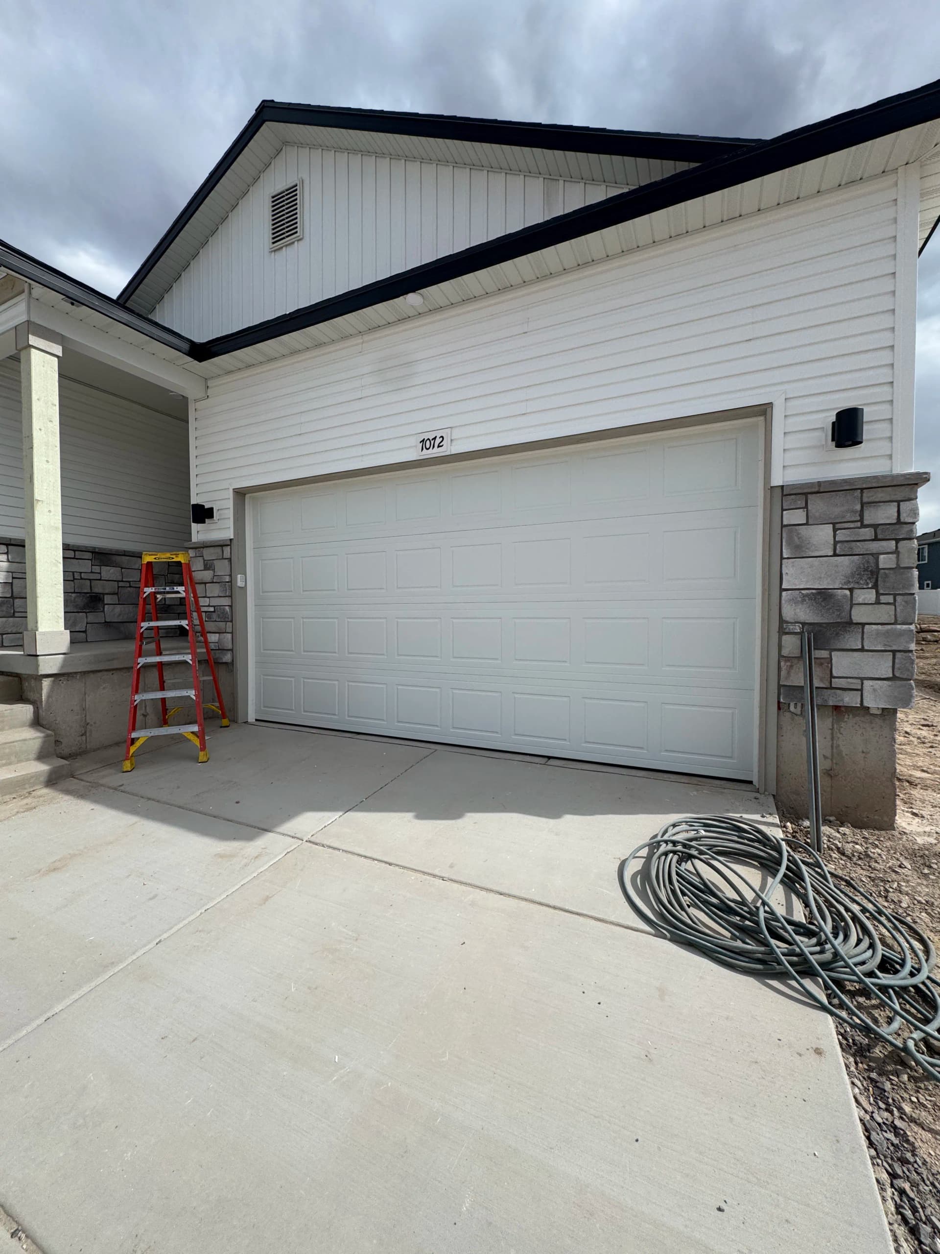 New Garage Door Installation for a New Build in Eagle Mountain image