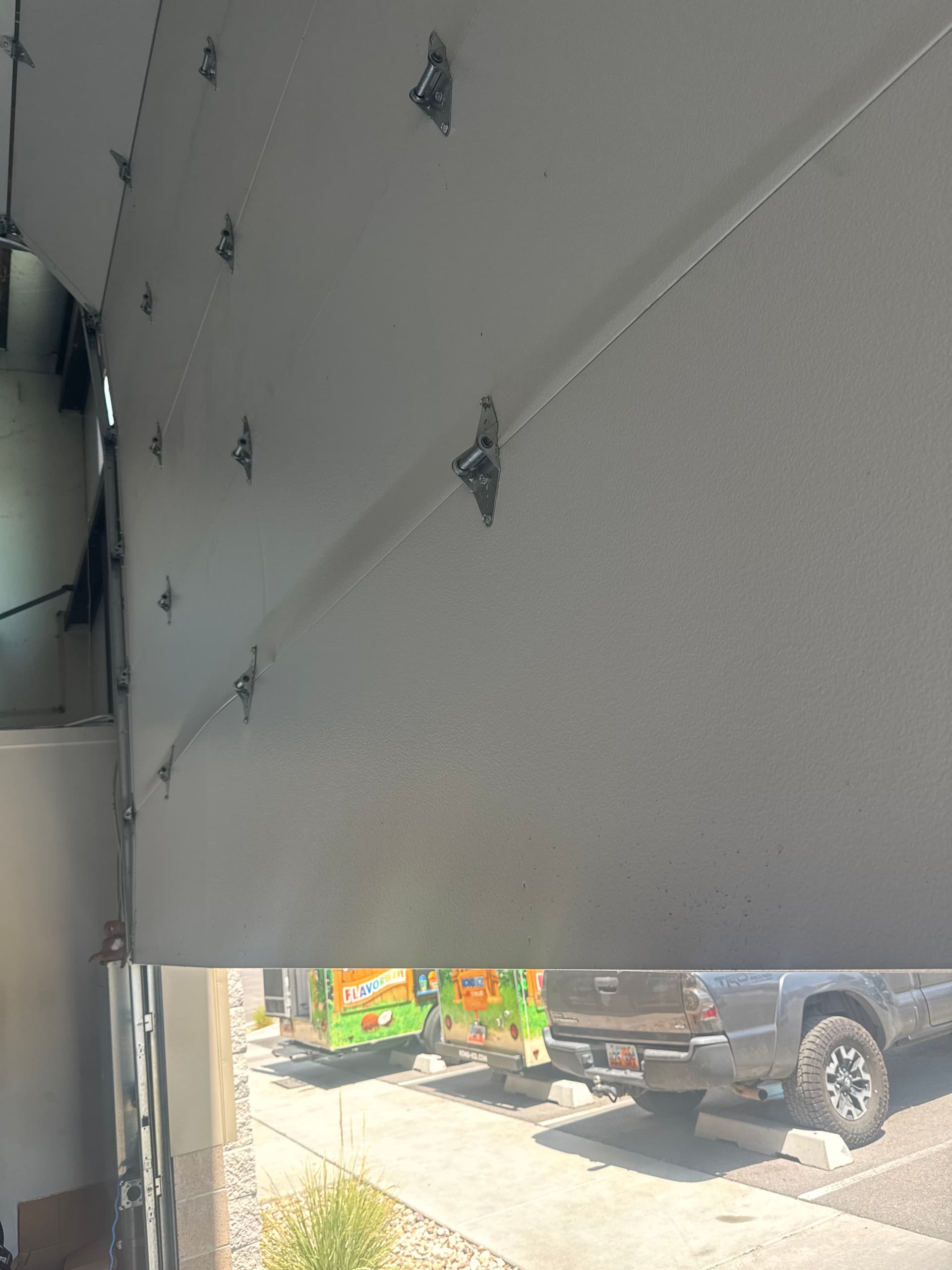 Gallery photos for Commercial Garage Door Panel Replacement After Impact Damage: Image #1