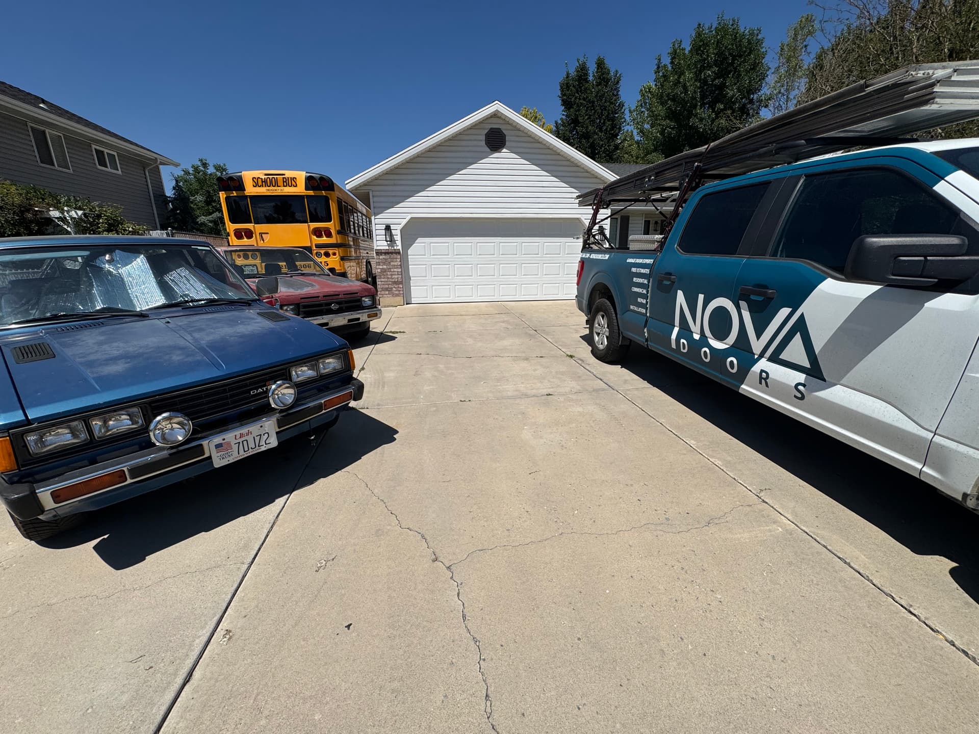 Fresh Garage Door Replacement Completed in Lehi Utah image