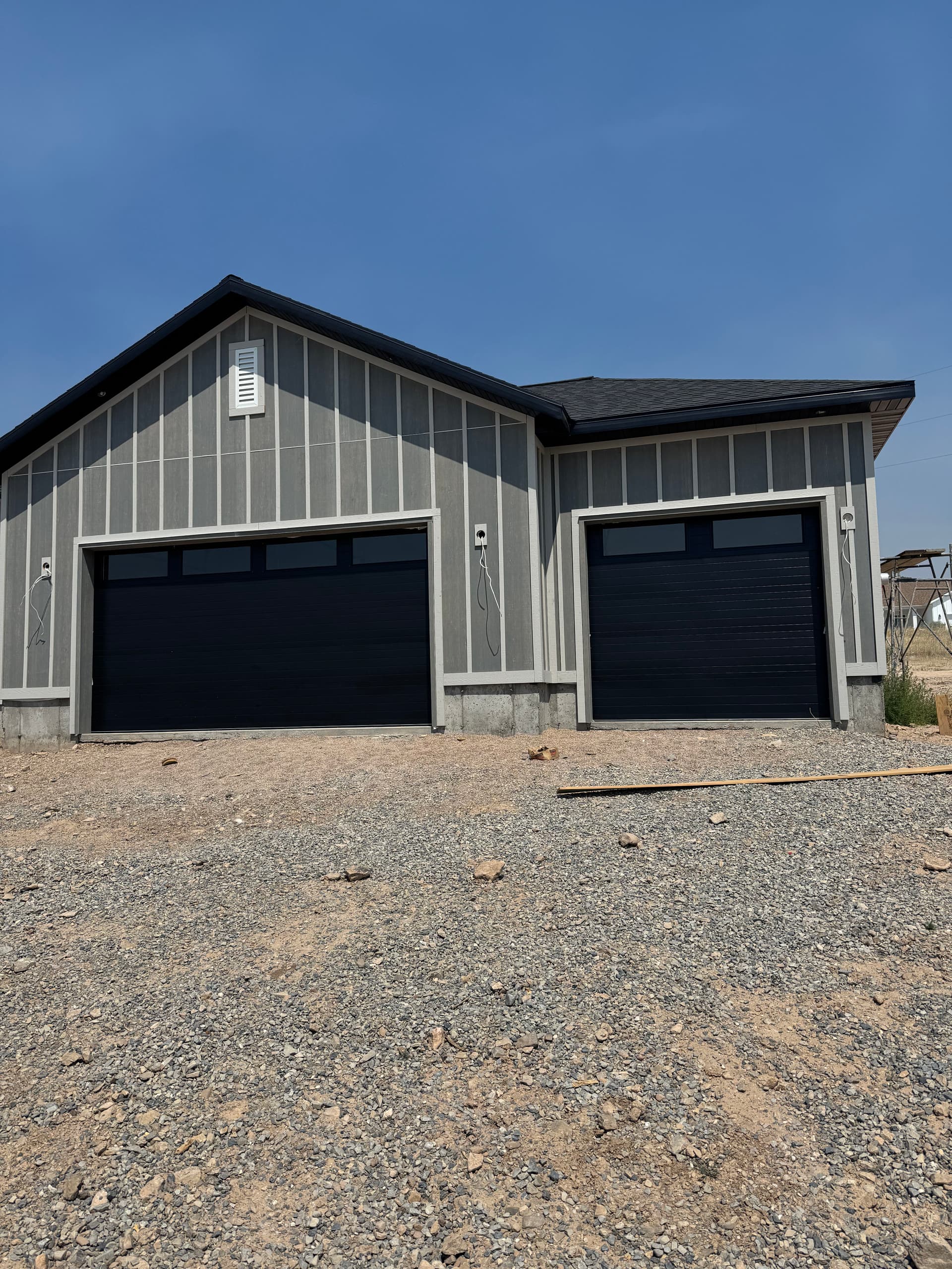 New Construction Garage Door Install in Nephi for Valley Custom Homes image