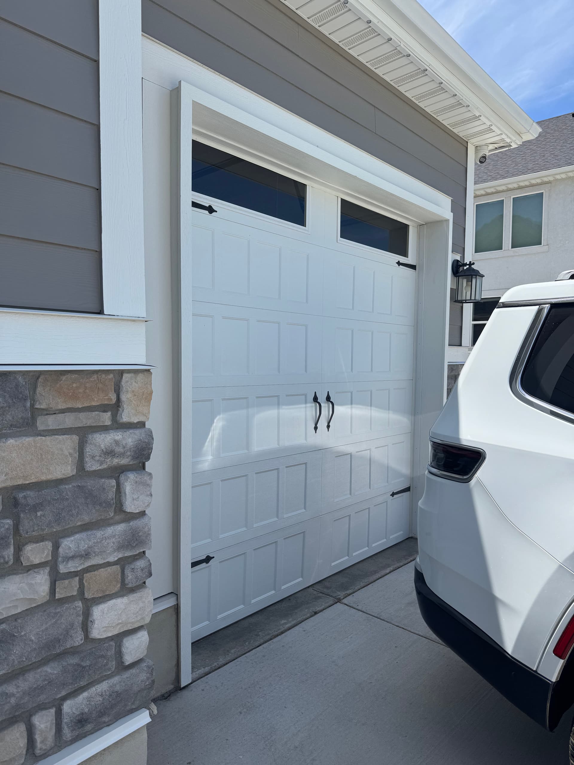 Gallery photos for Fresh Garage Door Installation with Decorative Hardware That Delivers: Image #1