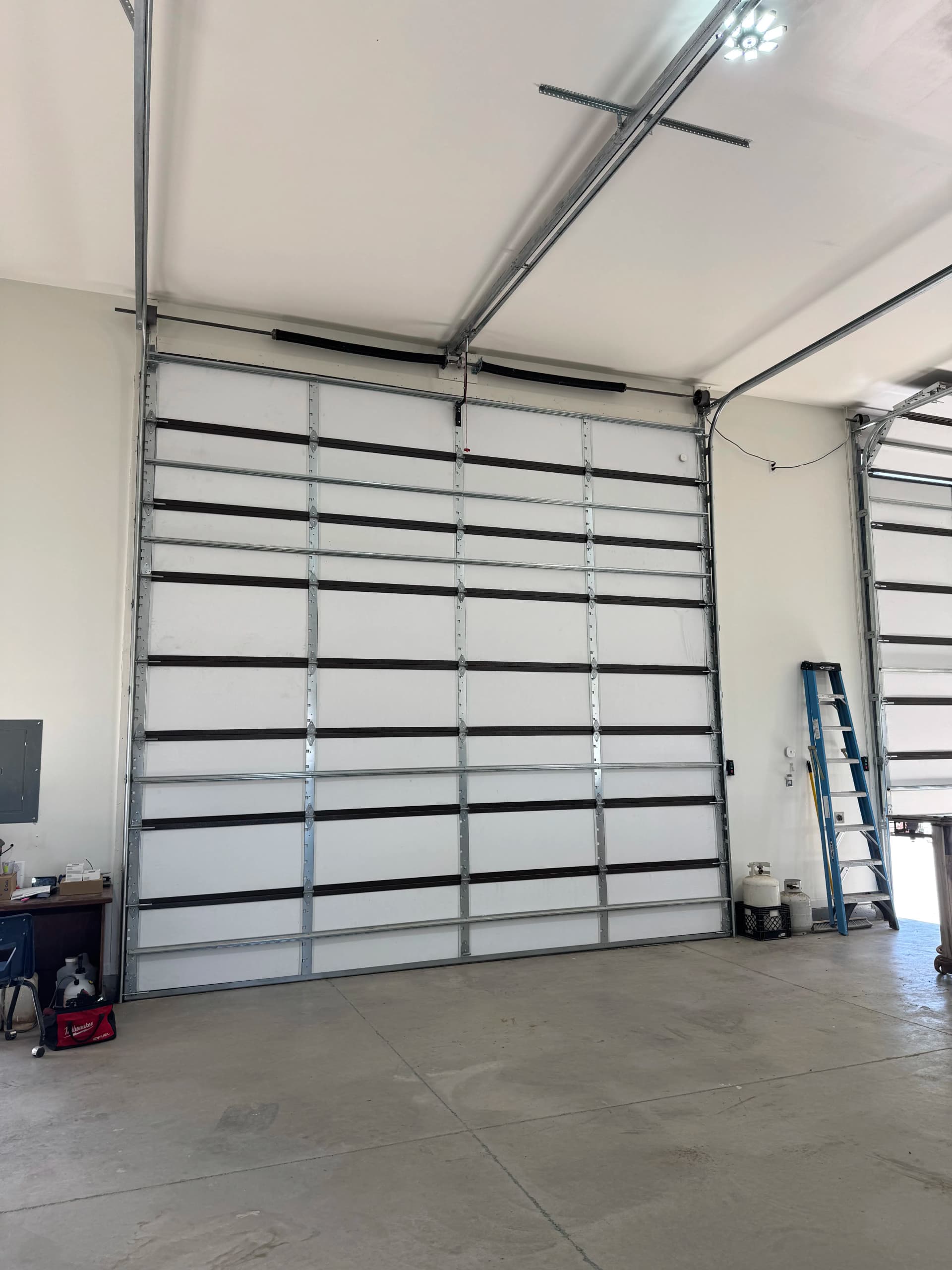 Double Spring Replacement on Heavy Shop Doors image