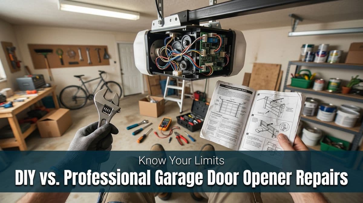 DIY vs. Professional Garage Door Opener Repairs image